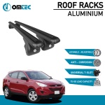 Bare Transversale Hyundai Tucson [2010-2015] Omtec Aluminiu - Negru - imagine 2