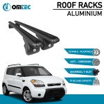 Bare Transversale Kia Soul [2008-2013] Omtec Aluminiu - Negru - imagine 2