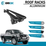 Bare Transversale Mitsubishi L200 [1996-2005] Omtec Aluminiu - Negru - imagine 2