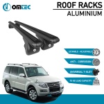 Bare Transversale Mitsubishi Pajero Full [2006-2021] Omtec Aluminiu - Negru - imagine 2