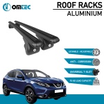 Bare Transversale Nissan Qashqai [2014-2021] Omtec Aluminiu - Negru - imagine 2