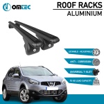 Bare Transversale Nissan Qashqai [2007-2014] Omtec Aluminiu - Negru - imagine 2