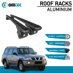 Bare Transversale Nissan Pathfinder [2005-2012] Omtec Aluminiu - Negru - imagine 2
