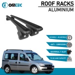 Bare Transversale Opel Combo [2001-2011] Omtec Aluminiu - Negru - imagine 2
