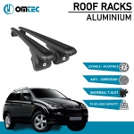 Bare Transversale Ssangyong Actyon [2006-2012] Omtec Aluminiu - Negru - imagine 2