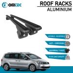 Bare Transversale Volkswagen Sharan [2010 ->] Omtec Aluminiu - Negru - imagine 2