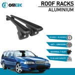 Bare Transversale Volvo V70 [1997-2000] Omtec Aluminiu - Negru - imagine 2