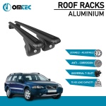 Bare Transversale Volvo V70 [2008-2016] Omtec Aluminiu - Negru - imagine 2