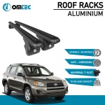 Bare Transversale Toyota Rav4 [2005-2011] Omtec Aluminiu - Argintiu - imagine 2