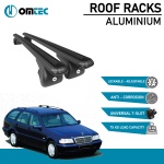 Bare Transversale Mercedes C Class [1996-2002] Omtec Aluminiu - Negru - imagine 2