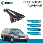 Bare Transversale Mercedes E-Class [1985-1996] Omtec Aluminiu - Negru - imagine 2