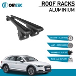 Bare Transversale Audi A4 [2016 ->] Omtec Aluminiu - Negru - imagine 2