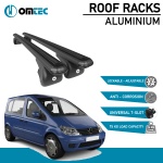 Bare Transversale Mercedes Vaneo [2001-2005] Omtec Aluminiu - Negru - imagine 2