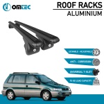 Bare Transversale Mitsubishi Space Runner [1991-2001] Omtec Aluminiu - Negru - imagine 2