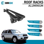 Bare Transversale Nissan Pathfinder [1996-2005] Omtec Aluminiu - Negru - imagine 2