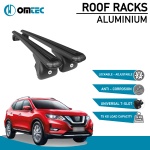 Bare Transversale Nissan X-Trail [2014-2021] Omtec Aluminiu - Negru - imagine 2