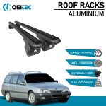 Bare Transversale Opel Omega [1986-2003] Omtec Aluminiu - Negru - imagine 2