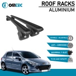 Bare Transversale Peugeot 307 [2001-2008] Omtec Aluminiu - Negru - imagine 2