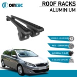 Bare Transversale Peugeot 308 [2014-2021] Omtec Aluminiu - Negru - imagine 2