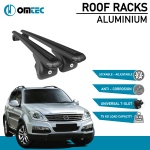 Bare Transversale Ssangyong Rexton [2012-2017] Omtec Aluminiu - Negru - imagine 2