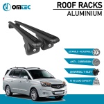 Bare Transversale Ssangyong Rodius [2013 ->] Omtec Aluminiu - Negru - imagine 2