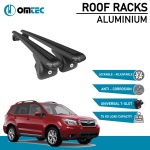 Bare Transversale Subaru Forester [2013-2019] Omtec Aluminiu - Negru - imagine 2