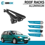 Bare Transversale Subaru Justy [1984-2010] Omtec Aluminiu - Negru - imagine 2
