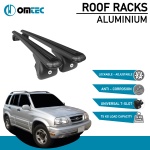 Bare Transversale Suzuki Escudo [1998-2005] Omtec Aluminiu - Negru - imagine 2