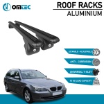 Bare Transversale Bmw 5 Series [2003-2010] Omtec Aluminiu - Negru - imagine 2