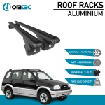 Bare Transversale Suzuki Vitara [1998-2005] Omtec Aluminiu - Negru - imagine 2