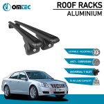 Bare Transversale Cadillac Bls [2006-2010] Omtec Aluminiu - Negru - imagine 2