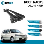 Bare Transversale Toyota Raum [1997-2002] Omtec Aluminiu - Negru - imagine 2