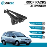 Bare Transversale Toyota Spacio [1997-2000] Omtec Aluminiu - Negru - imagine 2