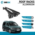 Bare Transversale Volkswagen Caddy [2015-2020] Omtec Aluminiu - Negru - imagine 2
