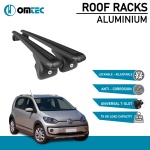 Bare Transversale Volkswagen Cross Up [2013 ->] Omtec Aluminiu - Negru - imagine 2