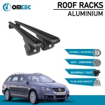 Bare Transversale Volkswagen Golf [2007-2009] Omtec Aluminiu - Negru - imagine 2