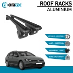Bare Transversale Volkswagen Golf [2009-2013] Omtec Aluminiu - Negru - imagine 2