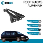 Bare Transversale Chrysler Voyager [1996-2001] Omtec Aluminiu - Negru - imagine 2