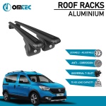 Bare Transversale Dacia Dokker Stepway [2012-2021] Omtec Aluminiu - Negru - imagine 2