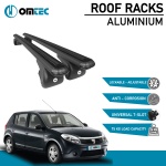 Bare Transversale Dacia Sandero [2008-2012] Omtec Aluminiu - Negru - imagine 2