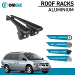Bare Transversale Dodge Caravan [2000-2007] Omtec Aluminiu - Negru - imagine 2