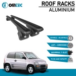 Bare Transversale Honda Z [1999-2002] Omtec Aluminiu - Negru - imagine 2