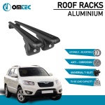 Bare Transversale Hyundai Santa Fe [2005-2012] Omtec Aluminiu - Negru - imagine 2