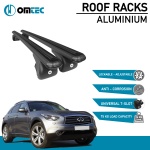Bare Transversale Infiniti Fx37 [2008-2013] Omtec Aluminiu - Negru - imagine 2