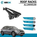 Bare Transversale Infiniti Qx50 [2014-2017] Omtec Aluminiu - Negru - imagine 2