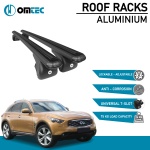 Bare Transversale Infiniti Qx70 [2013-2017] Omtec Aluminiu - Negru - imagine 2