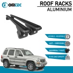 Bare Transversale Jeep Liberty [2002-2007] Omtec Aluminiu - Negru - imagine 2