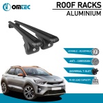 Bare Transversale Kia Stonic [2017 ->] Omtec Aluminiu - Argintiu - imagine 2