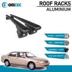 Bare Transversale Mazda Capella [1997-2002] Omtec Aluminiu - Negru - imagine 2