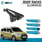 Bare Transversale Ford Connect [2014 ->] Omtec Aluminiu - Negru - imagine 2